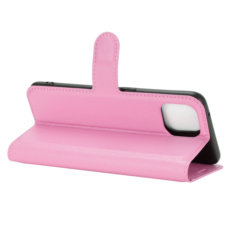 For OPPO Reno4 SE Litchi Texture Horizontal Flip Protective Case with Holder & Card Slots & Wallet