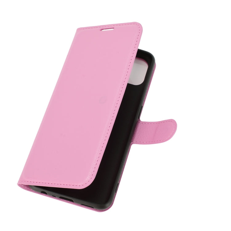 For OPPO Reno4 SE Litchi Texture Horizontal Flip Protective Case with Holder & Card Slots & Wallet