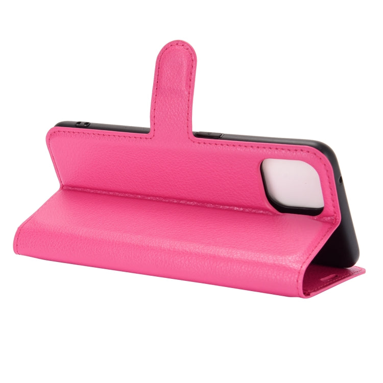 For OPPO Reno4 SE Litchi Texture Horizontal Flip Protective Case with Holder & Card Slots & Wallet