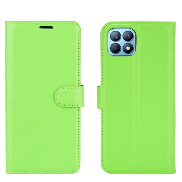 For OPPO Reno4 SE Litchi Texture Horizontal Flip Protective Case with Holder & Card Slots & Wallet