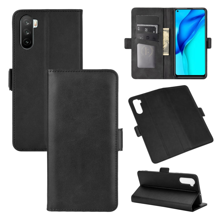 For Huawei Mate 40 lite/Maimang 9 Dual-side Magnetic Buckle Horizontal Flip Leather Case with Holder & Card Slots & Wallet