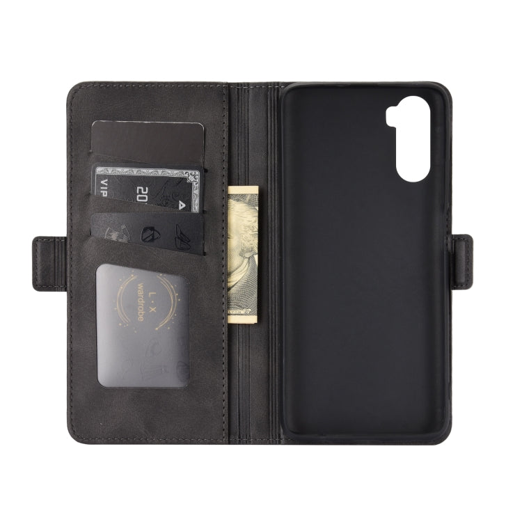 For Huawei Mate 40 lite/Maimang 9 Dual-side Magnetic Buckle Horizontal Flip Leather Case with Holder & Card Slots & Wallet