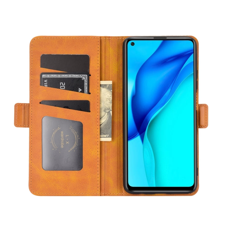 For Huawei Mate 40 lite/Maimang 9 Dual-side Magnetic Buckle Horizontal Flip Leather Case with Holder & Card Slots & Wallet
