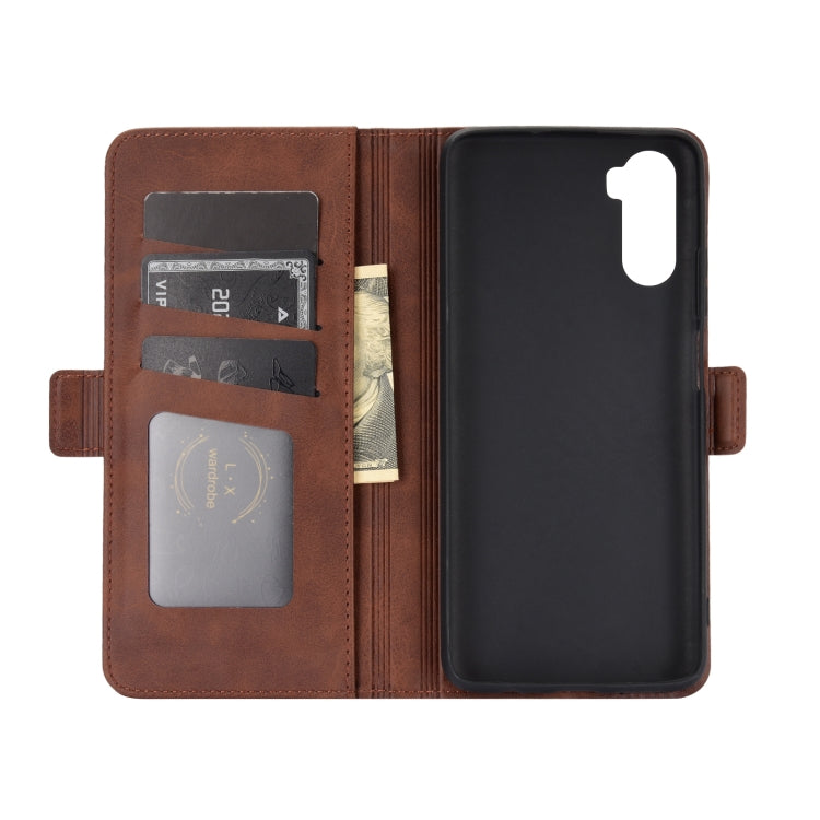 For Huawei Mate 40 lite/Maimang 9 Dual-side Magnetic Buckle Horizontal Flip Leather Case with Holder & Card Slots & Wallet