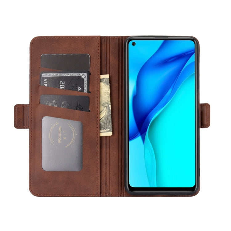 For Huawei Mate 40 lite/Maimang 9 Dual-side Magnetic Buckle Horizontal Flip Leather Case with Holder & Card Slots & Wallet