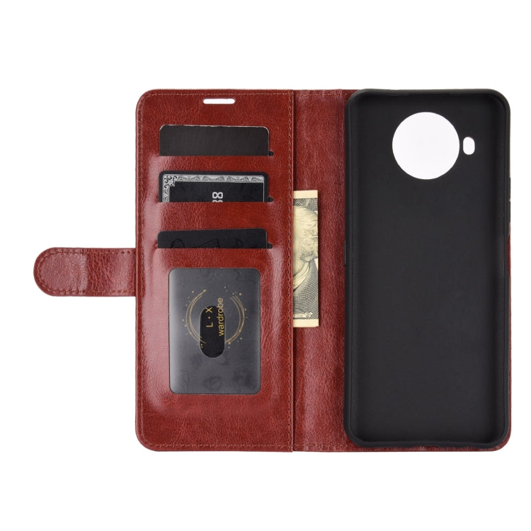 For Nokia 8.3 R64 Texture Single Horizontal Flip Protective Case with Holder & Card Slots & Wallet& Photo Frame