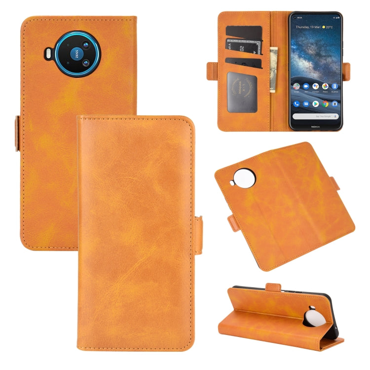 For Nokia 8.3 Dual-side Magnetic Buckle Horizontal Flip Leather Case with Holder & Card Slots & Wallet