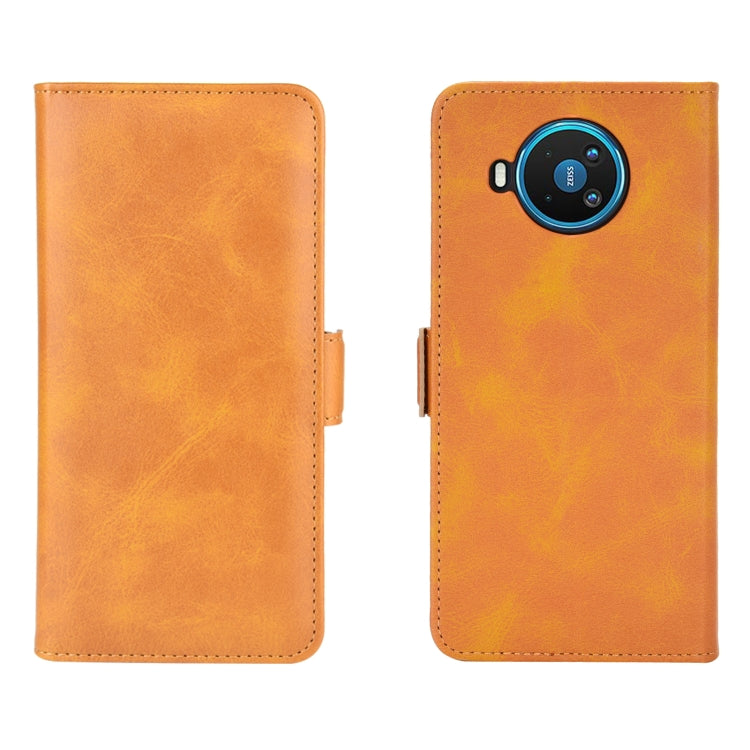 For Nokia 8.3 Dual-side Magnetic Buckle Horizontal Flip Leather Case with Holder & Card Slots & Wallet