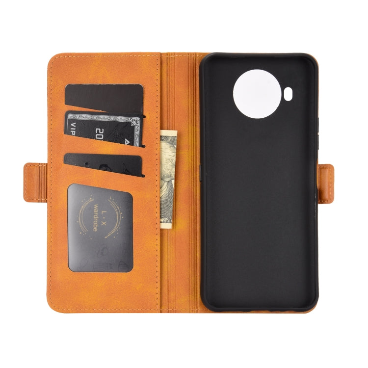 For Nokia 8.3 Dual-side Magnetic Buckle Horizontal Flip Leather Case with Holder & Card Slots & Wallet