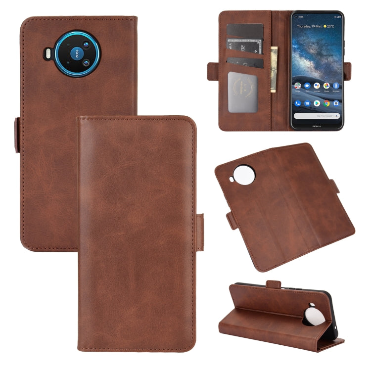 For Nokia 8.3 Dual-side Magnetic Buckle Horizontal Flip Leather Case with Holder & Card Slots & Wallet