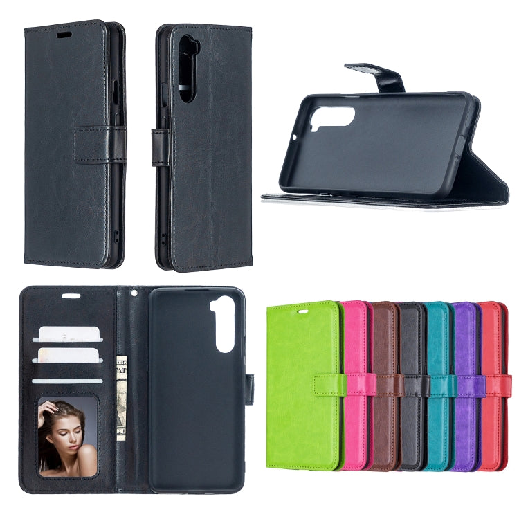 For OnePlus Nord Crazy Horse Texture Horizontal Flip Leather Case with Holder & Card Slots & Wallet & Photo Frame