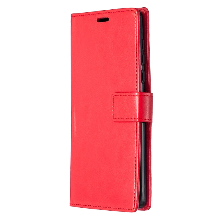 For Motorola Edge Crazy Horse Texture Horizontal Flip Leather Case with Holder & Card Slots & Wallet & Photo Frame