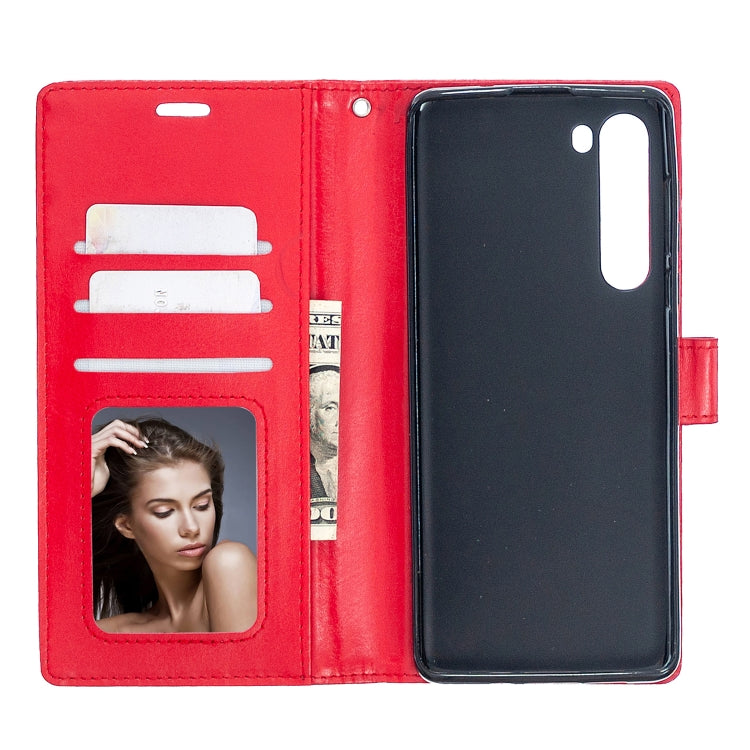 For Motorola Edge Crazy Horse Texture Horizontal Flip Leather Case with Holder & Card Slots & Wallet & Photo Frame