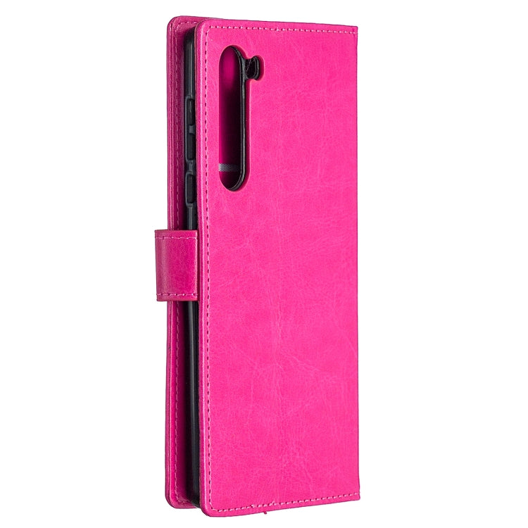 For Motorola Edge Crazy Horse Texture Horizontal Flip Leather Case with Holder & Card Slots & Wallet & Photo Frame