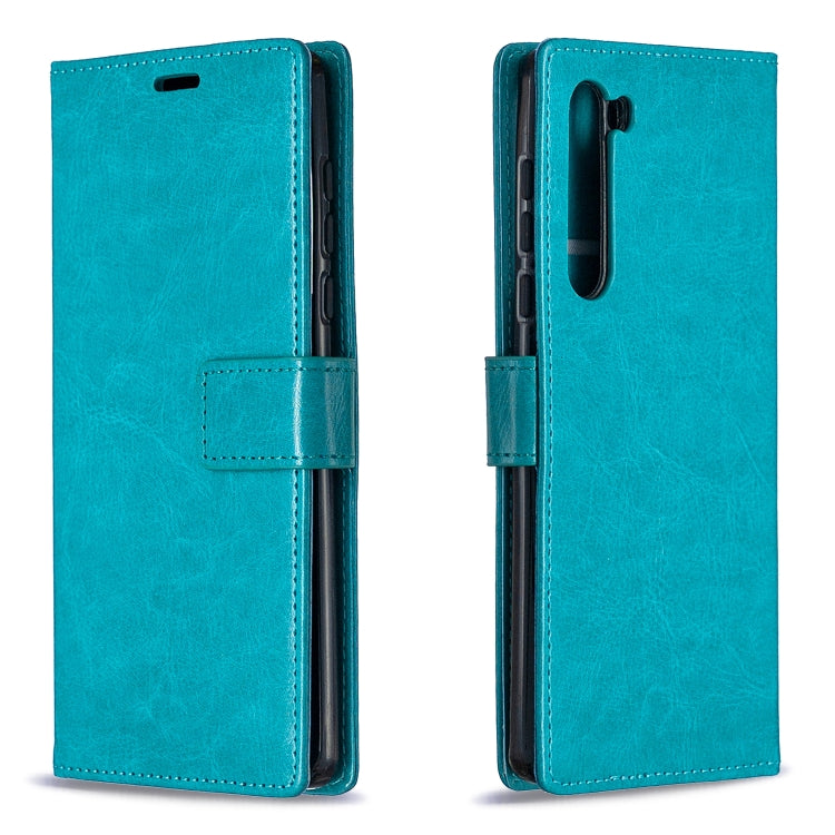 For Motorola Edge Crazy Horse Texture Horizontal Flip Leather Case with Holder & Card Slots & Wallet & Photo Frame