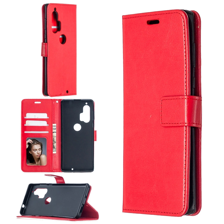 For Motorola Edge+ Crazy Horse Texture Horizontal Flip Leather Case with Holder & Card Slots & Wallet & Photo Frame
