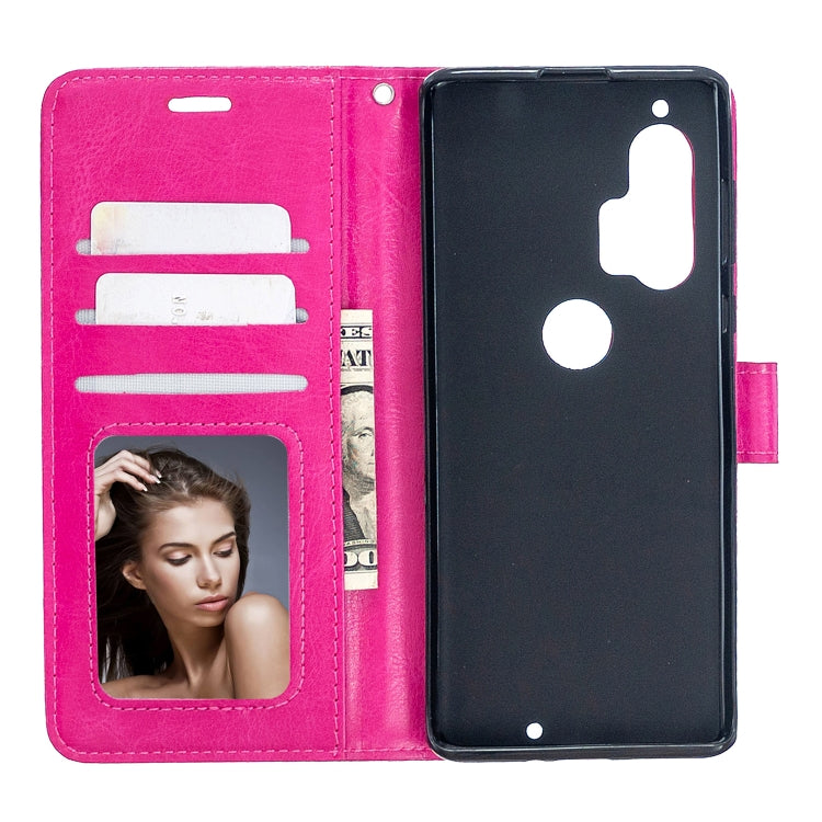 For Motorola Edge+ Crazy Horse Texture Horizontal Flip Leather Case with Holder & Card Slots & Wallet & Photo Frame