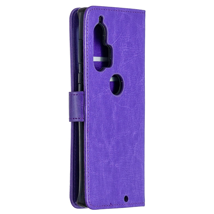 For Motorola Edge+ Crazy Horse Texture Horizontal Flip Leather Case with Holder & Card Slots & Wallet & Photo Frame