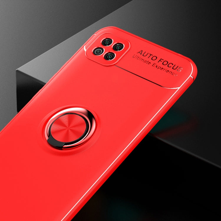 For Xiaomi Poco C3 Metal Ring Holder 360 Degree Rotating TPU Case