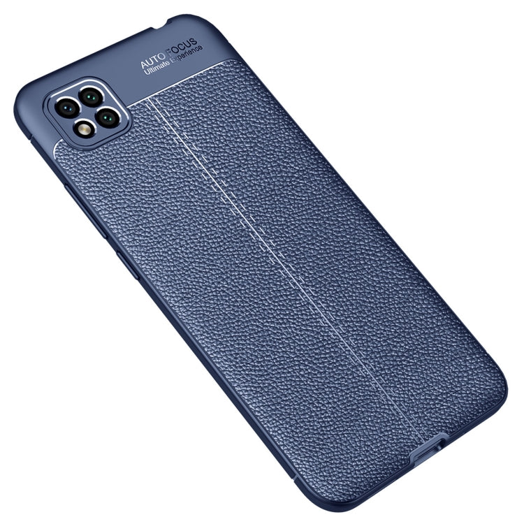 For Xiaomi Poco C3 Litchi Texture TPU Shockproof Case
