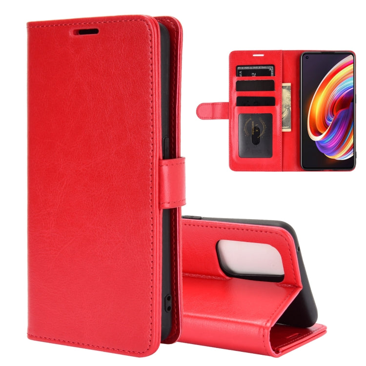 For OPPO Realme X7 Pro R64 Texture Single Horizontal Flip Protective Case with Holder & Card Slots & Wallet& Photo Frame