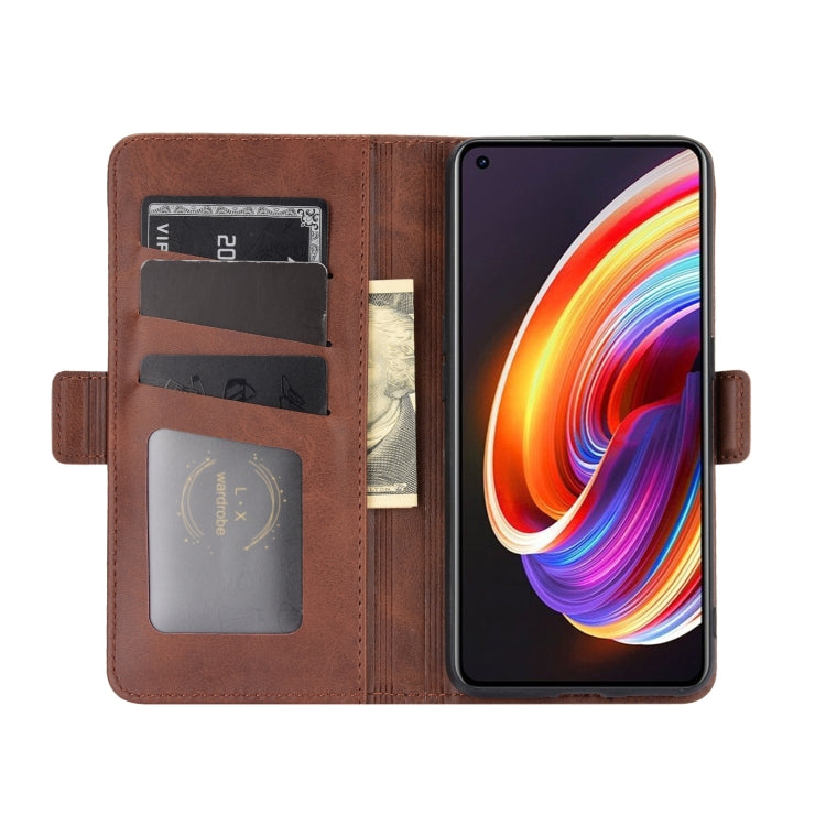 For OPPO Realme X7 Pro Dual-side Magnetic Buckle Horizontal Flip Leather Case with Holder & Card Slots & Wallet