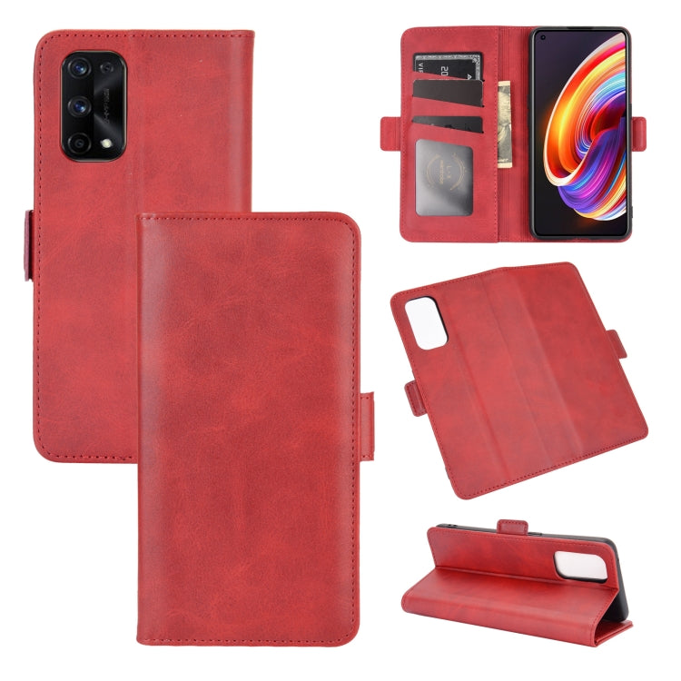 For OPPO Realme X7 Pro Dual-side Magnetic Buckle Horizontal Flip Leather Case with Holder & Card Slots & Wallet