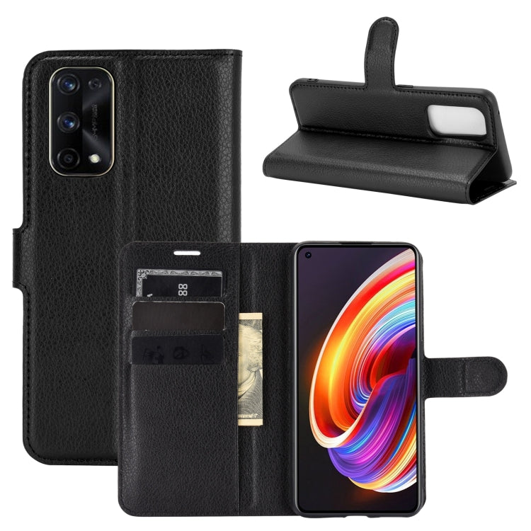 For OPPO Realme X7 Pro Litchi Texture Horizontal Flip Protective Case with Holder & Card Slots & Wallet