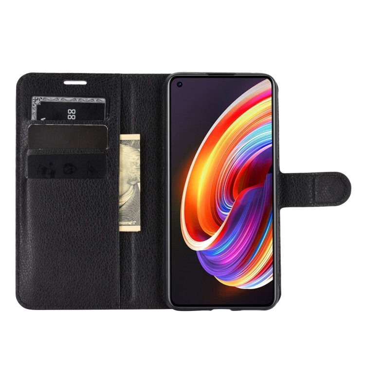 For OPPO Realme X7 Pro Litchi Texture Horizontal Flip Protective Case with Holder & Card Slots & Wallet