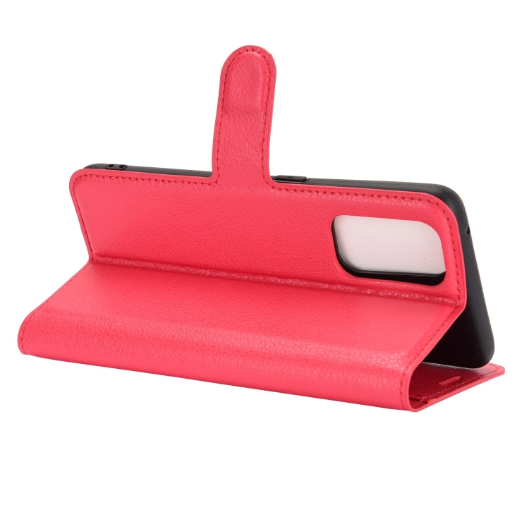 For OPPO Realme X7 Pro Litchi Texture Horizontal Flip Protective Case with Holder & Card Slots & Wallet