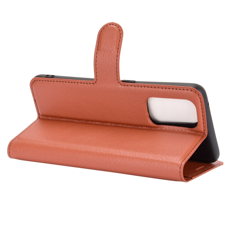 For OPPO Realme X7 Pro Litchi Texture Horizontal Flip Protective Case with Holder & Card Slots & Wallet