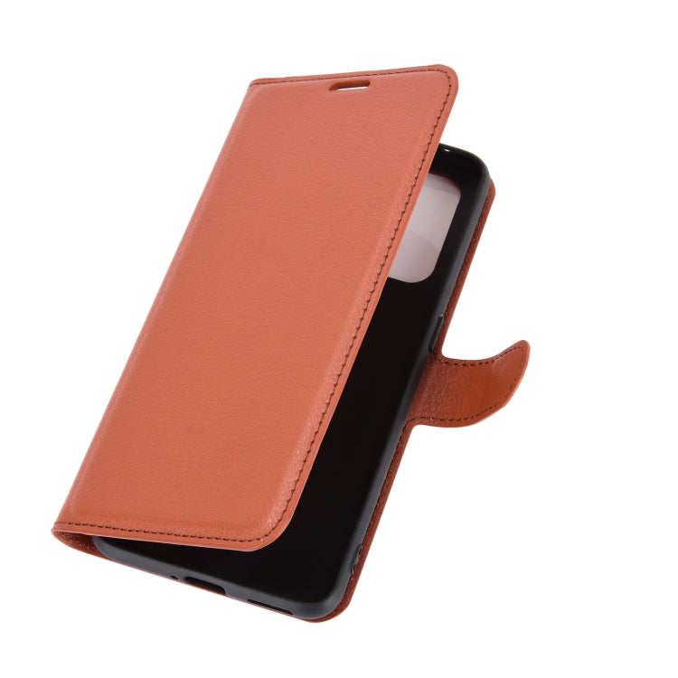 For OPPO Realme X7 Pro Litchi Texture Horizontal Flip Protective Case with Holder & Card Slots & Wallet