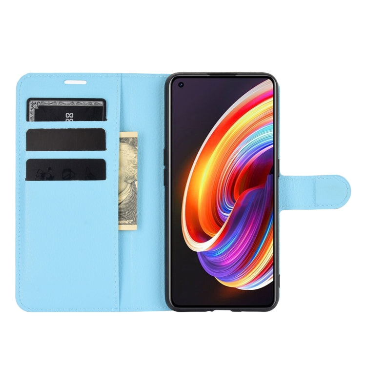 For OPPO Realme X7 Pro Litchi Texture Horizontal Flip Protective Case with Holder & Card Slots & Wallet