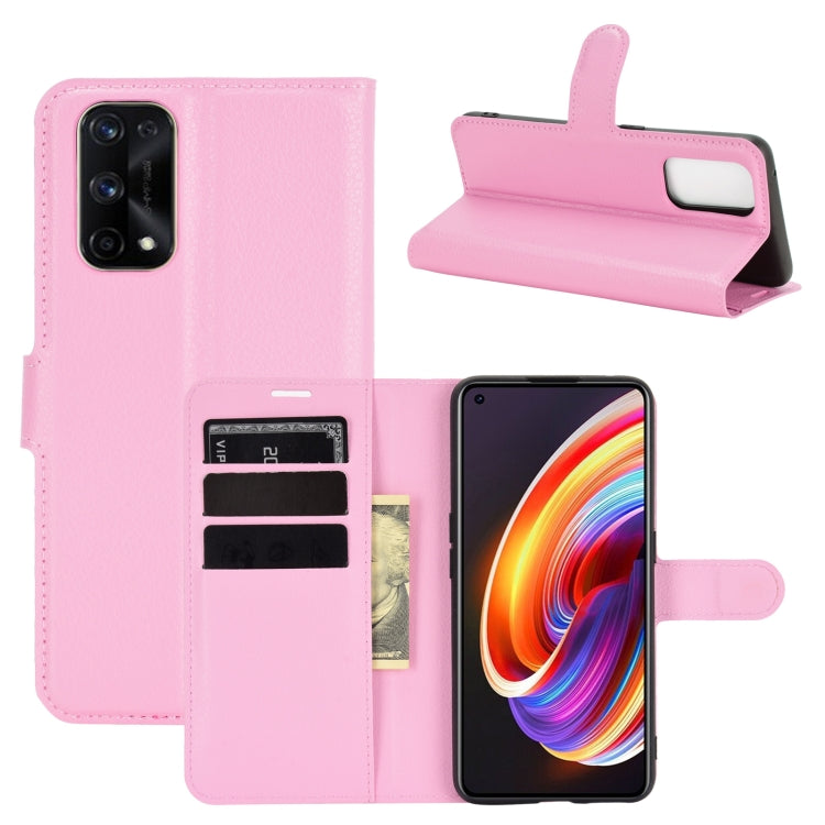 For OPPO Realme X7 Pro Litchi Texture Horizontal Flip Protective Case with Holder & Card Slots & Wallet