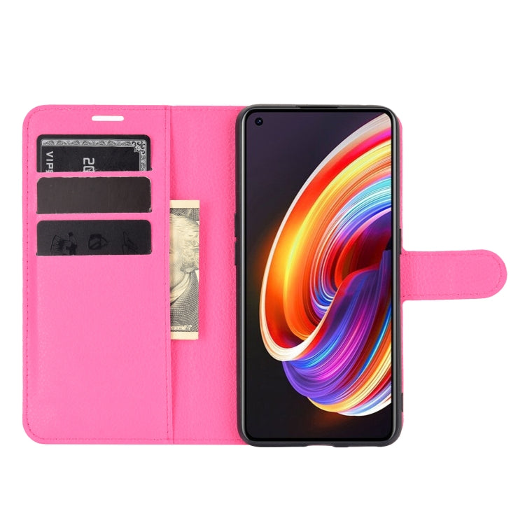 For OPPO Realme X7 Pro Litchi Texture Horizontal Flip Protective Case with Holder & Card Slots & Wallet