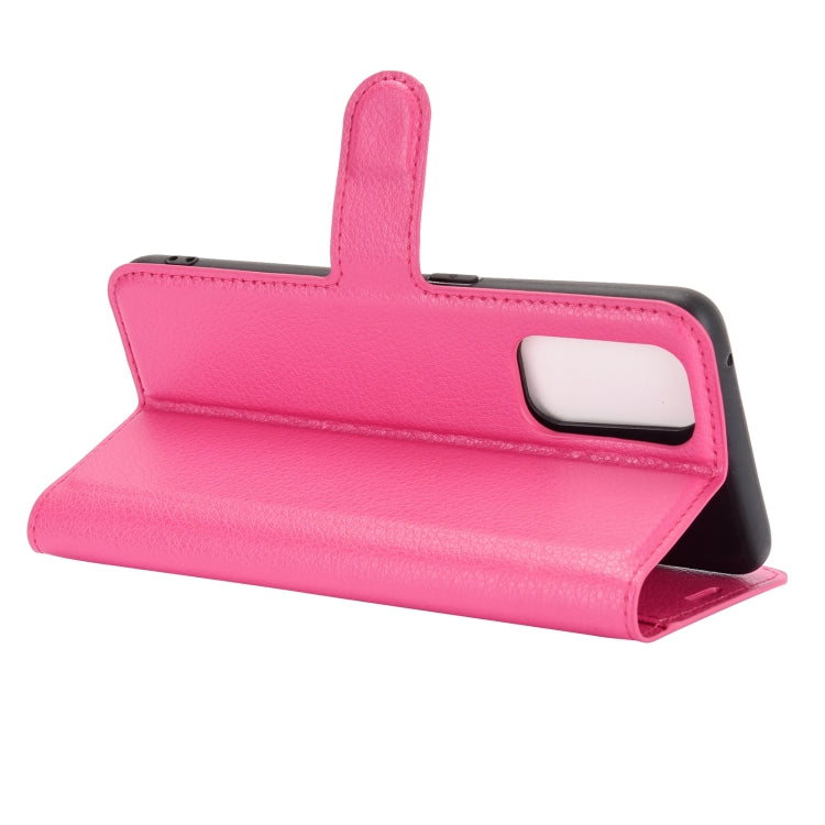 For OPPO Realme X7 Pro Litchi Texture Horizontal Flip Protective Case with Holder & Card Slots & Wallet