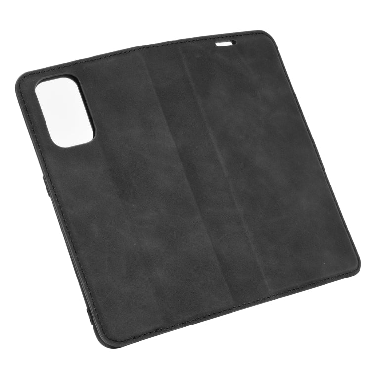 For Oppo Realme X7 Retro-skin Business Magnetic Suction Leather Case with Holder & Card Slots & Wallet