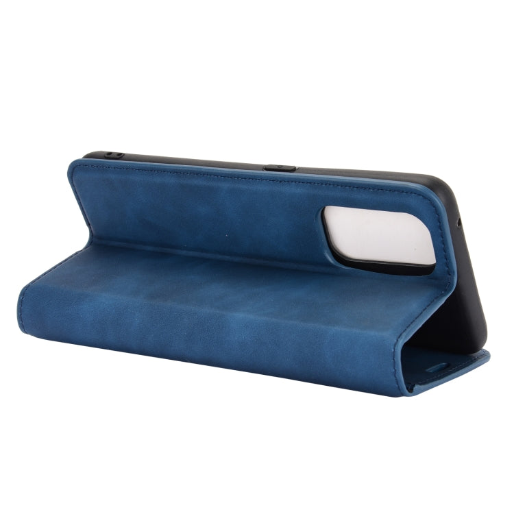 For Oppo Realme X7 Retro-skin Business Magnetic Suction Leather Case with Holder & Card Slots & Wallet