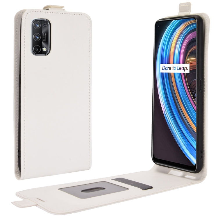 For Oppo Realme X7 R64 Texture Single Vertical Flip Leather Protective Case with Card Slots & Photo Frame