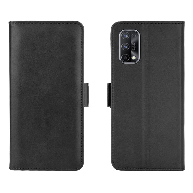 For Oppo Realme X7 Dual-side Magnetic Buckle Horizontal Flip Leather Case with Holder & Card Slots & Wallet