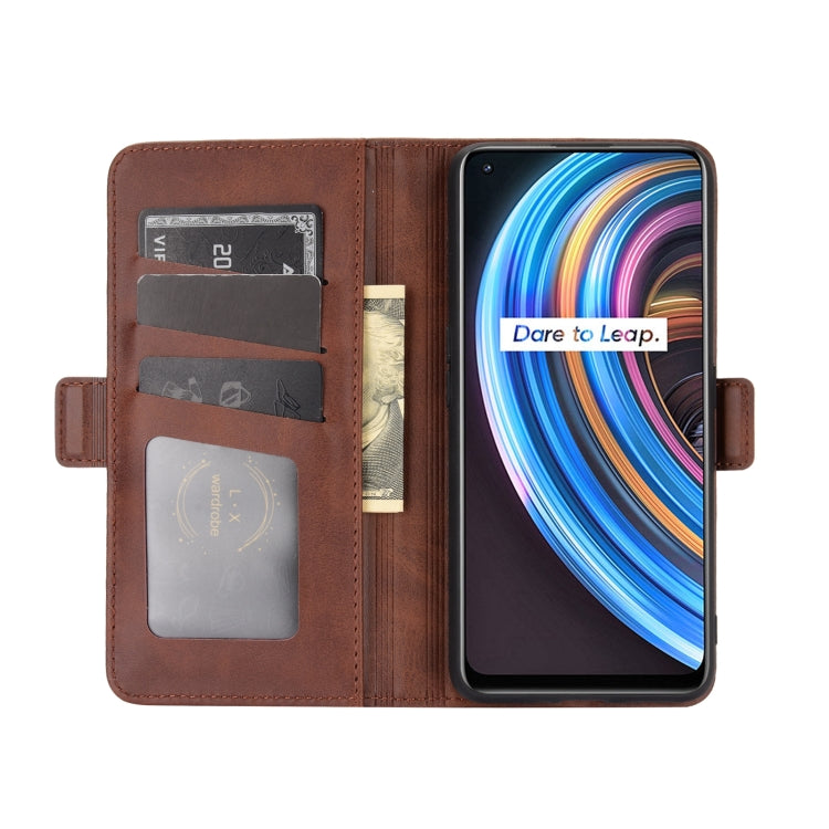 For Oppo Realme X7 Dual-side Magnetic Buckle Horizontal Flip Leather Case with Holder & Card Slots & Wallet