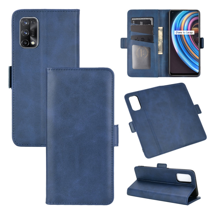 For Oppo Realme X7 Dual-side Magnetic Buckle Horizontal Flip Leather Case with Holder & Card Slots & Wallet