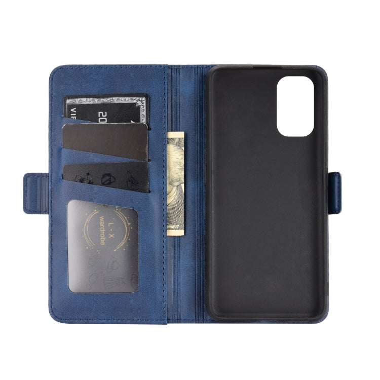 For Oppo Realme X7 Dual-side Magnetic Buckle Horizontal Flip Leather Case with Holder & Card Slots & Wallet