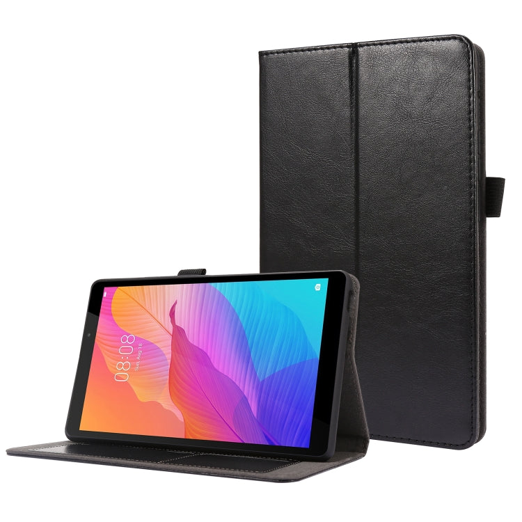 For Huawei MatePad T8 8.0 2-Folding Business Horizontal Flip PU Leather Case with Card Slots & Holder