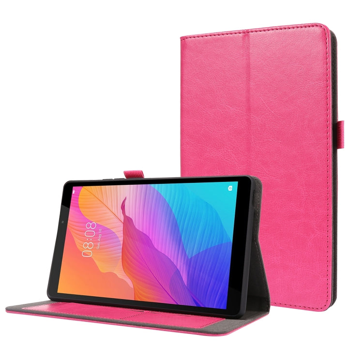 For Huawei MatePad T8 8.0 2-Folding Business Horizontal Flip PU Leather Case with Card Slots & Holder