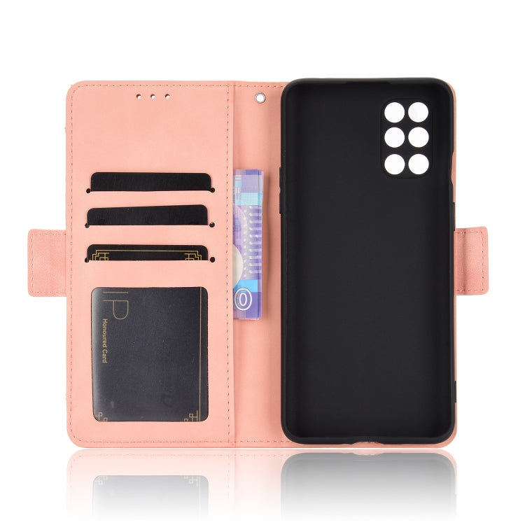 For OnePlus 8T Wallet Style Skin Feel Calf Pattern Leather Case with Separate Card Slot