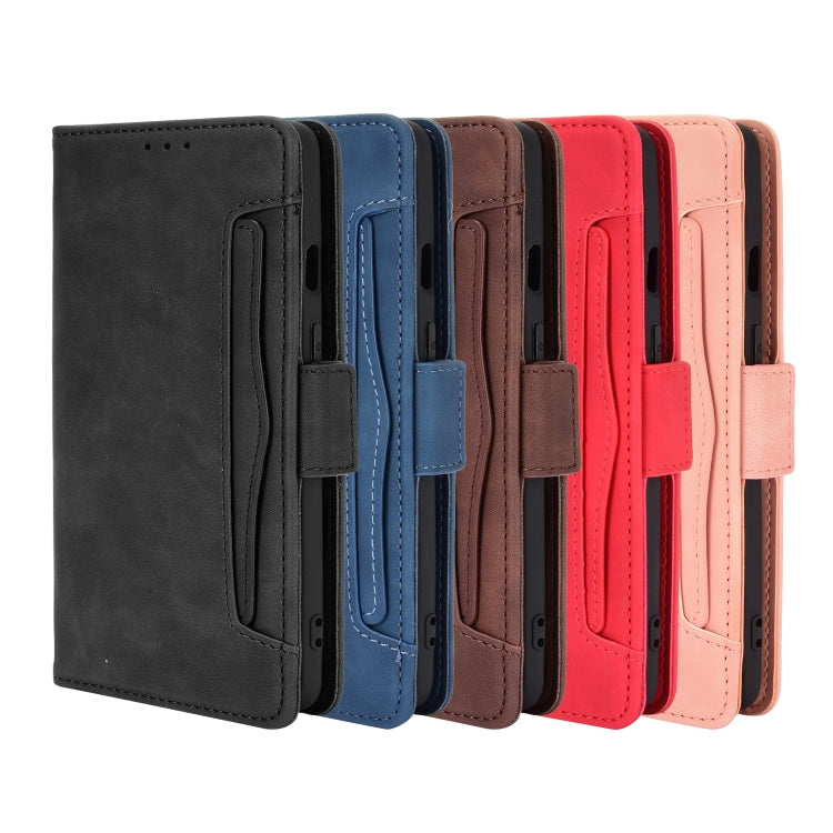 For OnePlus 8T Wallet Style Skin Feel Calf Pattern Leather Case with Separate Card Slot