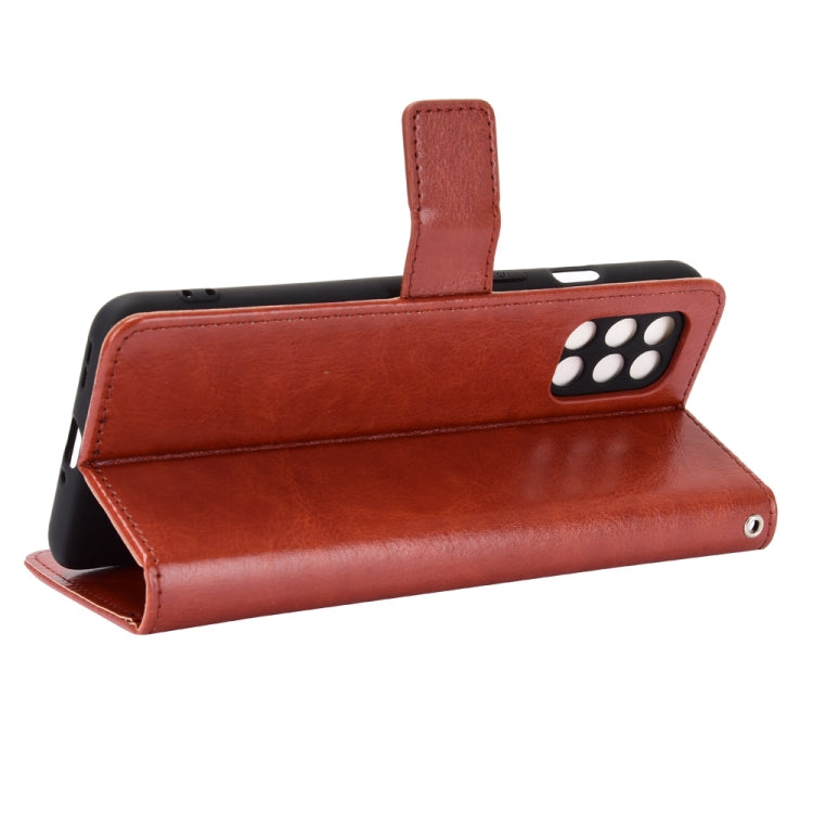 For OnePlus 8T Retro Crazy Horse Texture Horizontal Flip Leather Case with Holder & Card Slots & Photo Frame