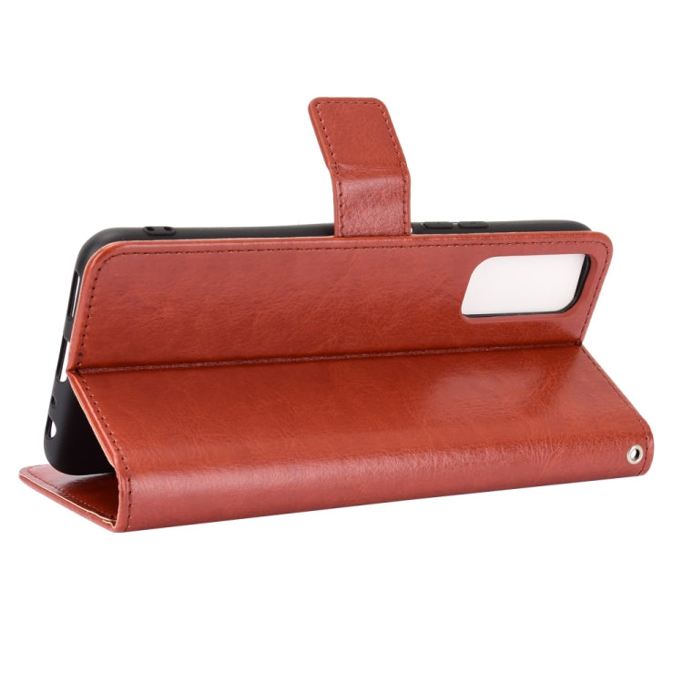 For VIVO Y20 2020/ Y20i Retro Crazy Horse Texture Horizontal Flip Leather Case , with Holder & Card Slots & Photo Frame