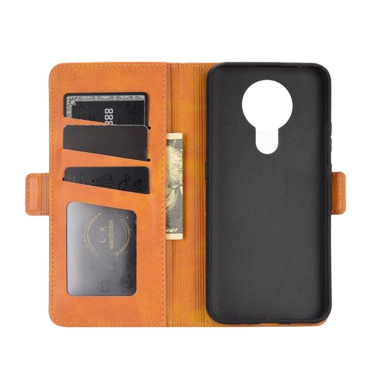 For Nokia 3.4 Dual-side Magnetic Buckle Horizontal Flip Leather Case with Holder & Card Slots & Wallet